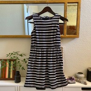 Madewell Afternoon Dress sleeveless striped XS
